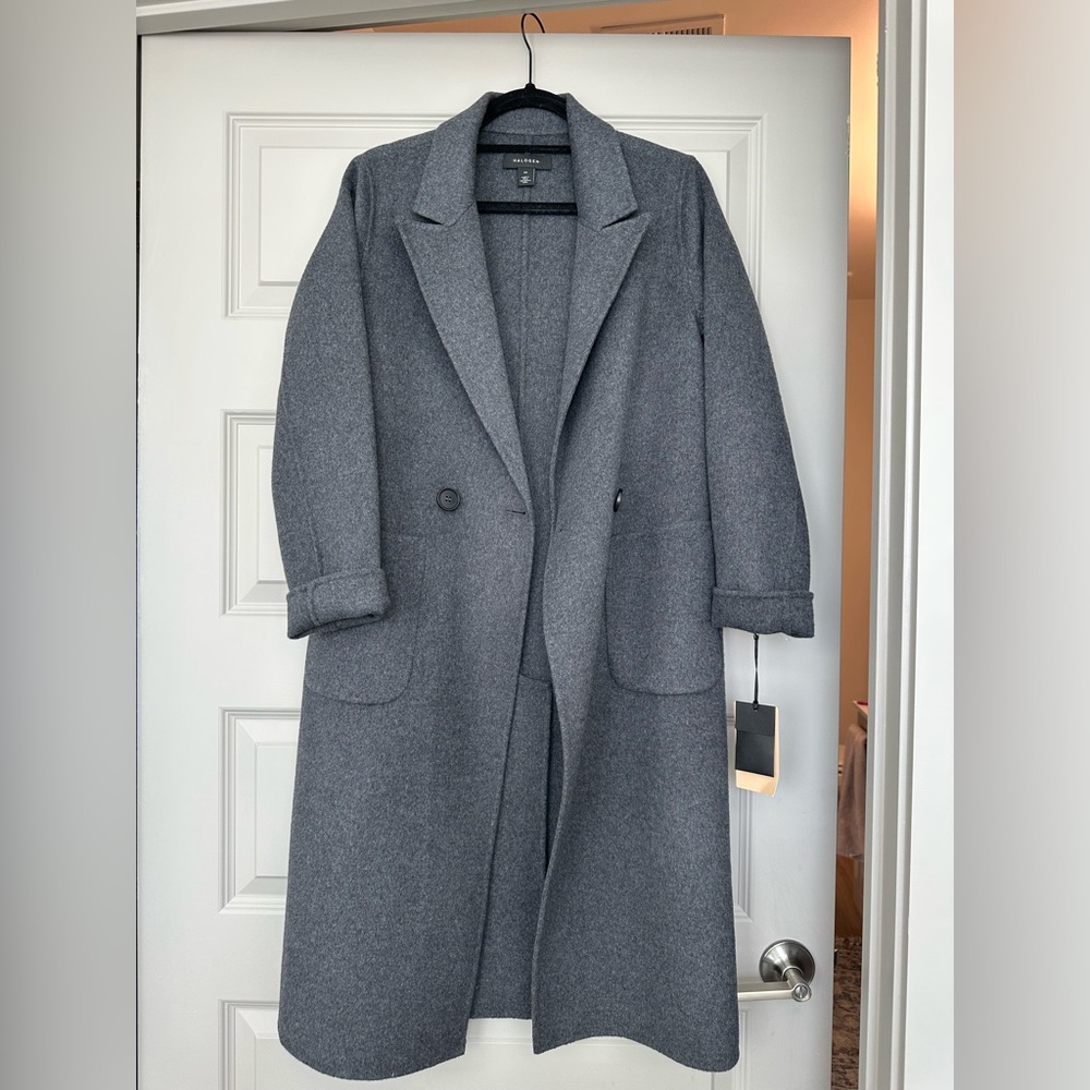 Halogen Double Face Wool Coat
